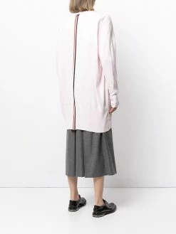 Thom Browne RWB-stripe long cardigan