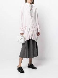 Thom Browne RWB-stripe long cardigan