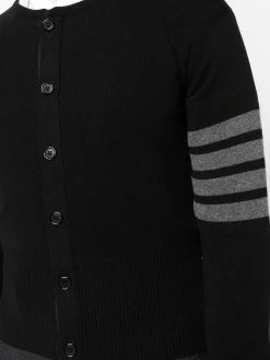 Thom Browne 4-Bar stripe button-up cardigan