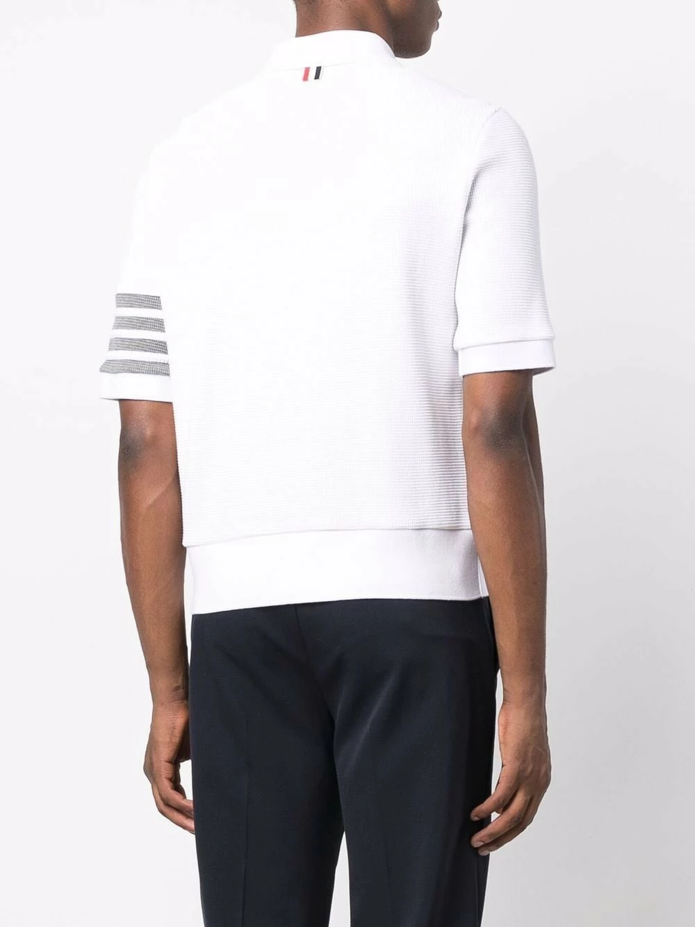 Thom Browne 4 Bar stripe polo shirt polo shirts of men 4 Thom Browne 4-Bar stripe polo shirt