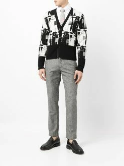 Thom Browne intarsia-knit cardigan