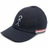 Thom Browne stick-man logo-tape cap