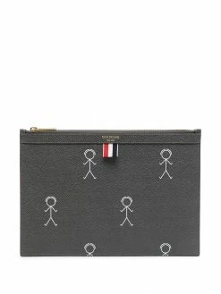 Thom Browne Mr. Thom leather clutch bag