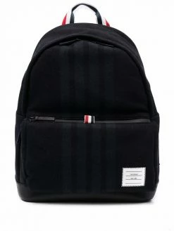Thom Browne double-face 4-Bar Easy backpack
