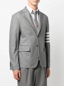 Thom Browne 4 Bar stripe notched lapels blazer blazers of men 7 Thom Browne 4-Bar stripe notched lapels blazer