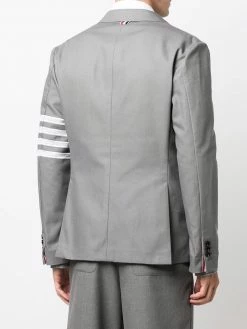Thom Browne 4 Bar stripe notched lapels blazer blazers of men 8 Thom Browne 4-Bar stripe notched lapels blazer