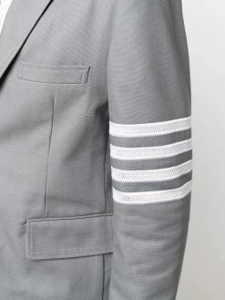 Thom Browne 4 Bar stripe notched lapels blazer blazers of men 9 Thom Browne 4-Bar stripe notched lapels blazer