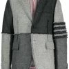 Thom Browne patchwork single-breasted blazer