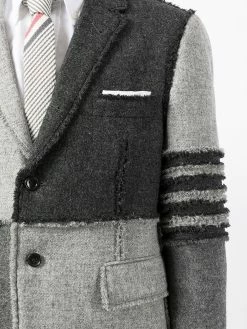 Thom Browne patchwork single-breasted blazer