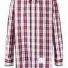 Thom Browne tartan-check poplin shirt