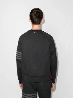Thom Browne 4 Bar raglan sleeve jumper knitted sweaters of men 7 Thom Browne 4-Bar raglan-sleeve jumper