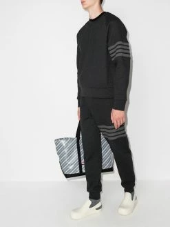Thom Browne 4 Bar raglan sleeve jumper knitted sweaters of men 9 Thom Browne 4-Bar raglan-sleeve jumper