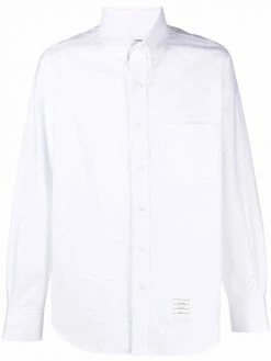 Thom Browne long-sleeve cotton shirt