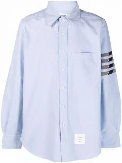 Thom Browne 4-Bar Stripe button-down shirt