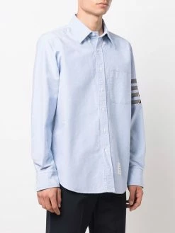 Thom Browne 4-Bar Stripe button-down shirt