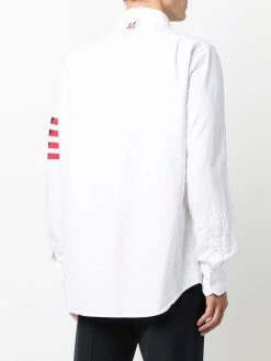 Thom Browne 4-Bar stripe long-sleeve shirt