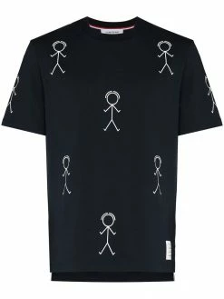 Thom Browne Mr. Thom logo-print T-shirt