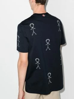 Thom Browne Mr. Thom logo-print T-shirt
