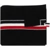 Thom Browne tricolour detail knitted scarf