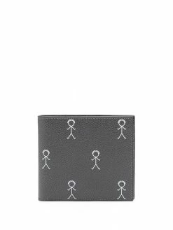 Thom Browne Mr. Thom logo-print billfold wallet