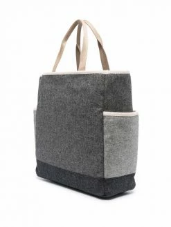 Thom Browne bitonal tote bag