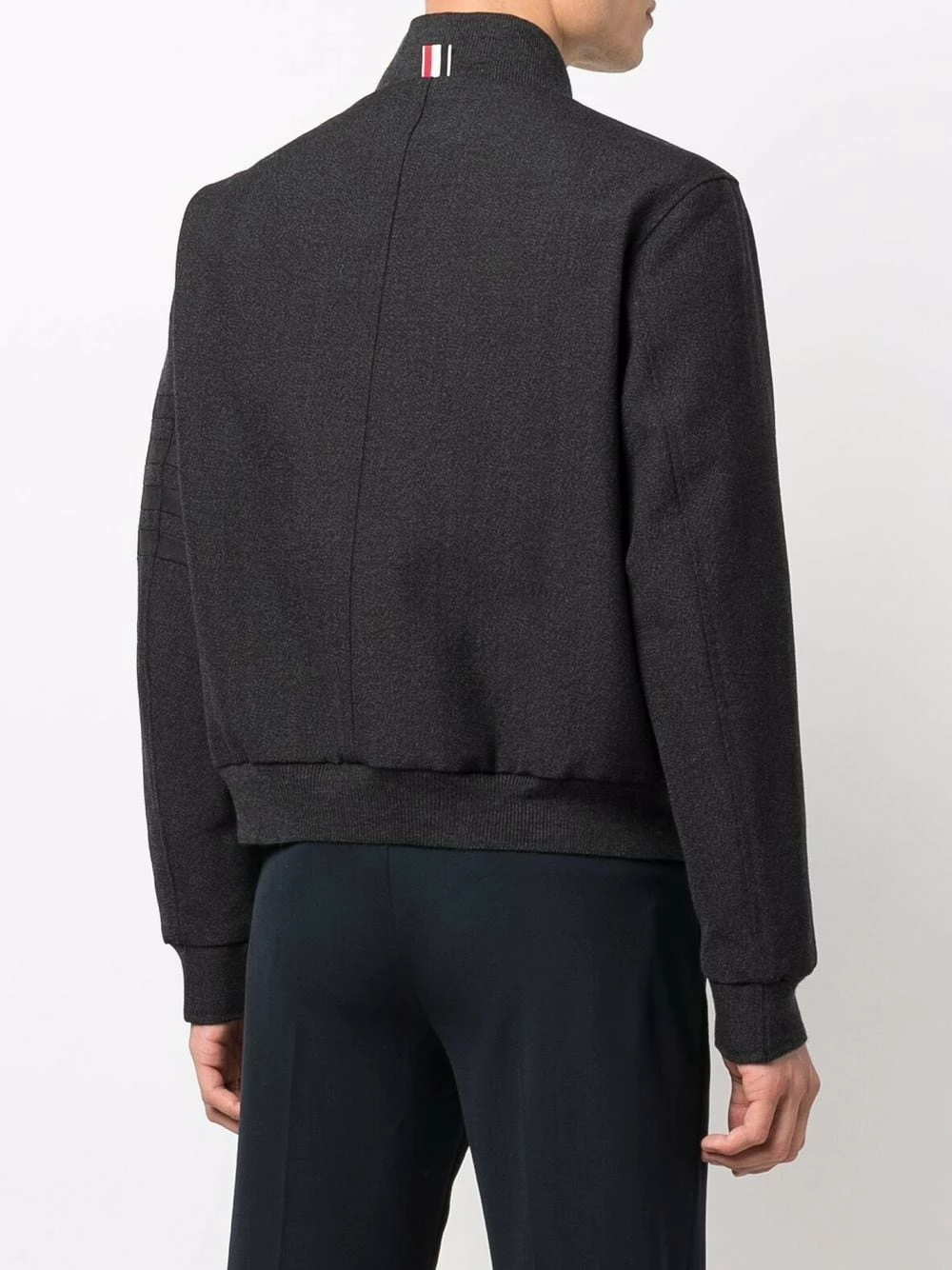 Thom Browne 4 Bar Stripe bomber jacket bomber jackets of men 4 Thom Browne 4-Bar Stripe bomber jacket