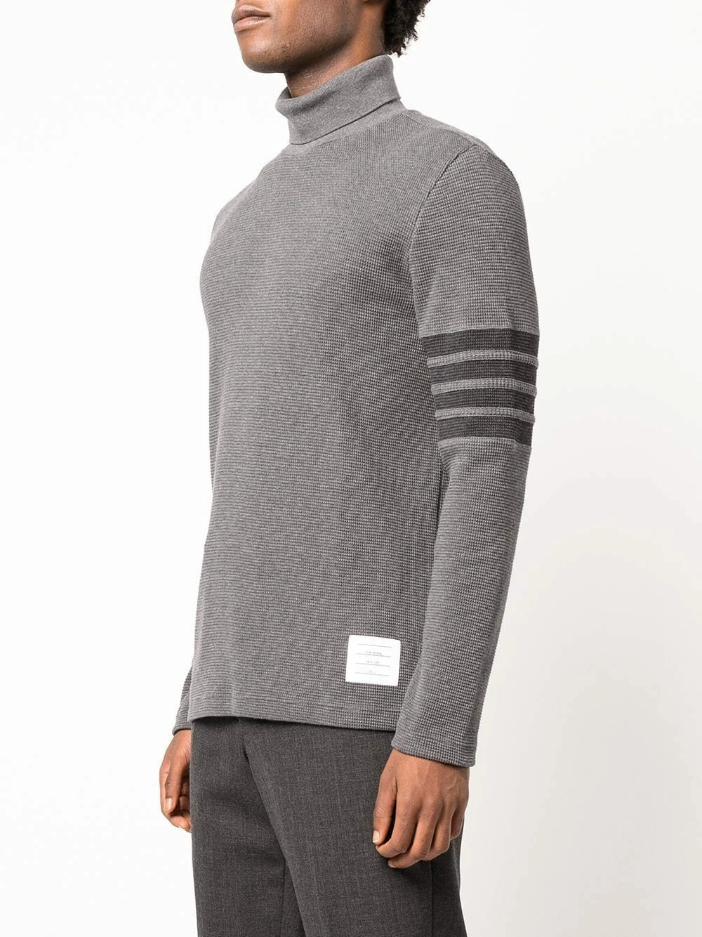 Thom Browne 4 Bar roll neck jumper knitted sweaters of men 3 Thom Browne 4-Bar roll-neck jumper