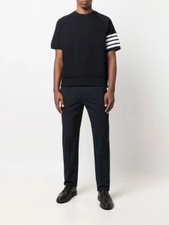 Thom Browne 4-Bar short-sleeve sweatshirt