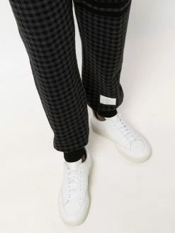Thom Browne houndstooth-check track pants