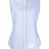 Thom Browne sleeveless button-front shirt