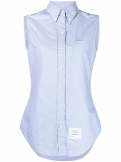Thom Browne sleeveless button-front shirt