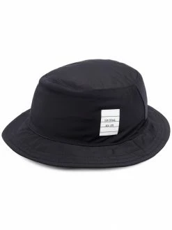 Thom Browne logo-patch bucket hat