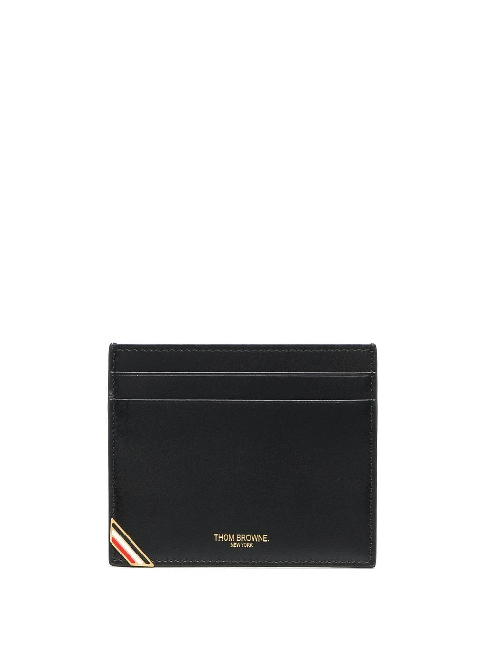 Thom Browne RWB plaque leather cardholder wallets & purses of women 1 Thom Browne RWB-plaque leather cardholder