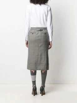 Thom Browne check-print shirtdress
