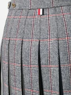 Thom Browne Mini dropped back pleated skirt pleated skirts of women 9 Thom Browne mini dropped back pleated skirt