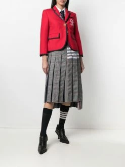 Thom Browne grosgrain trim blazer jacket