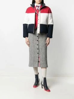 Thom Browne colour-block puffer jacket