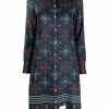 Thom Browne Snowflake fairisle shirt dress