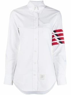Thom Browne 4-bar stripe shirt