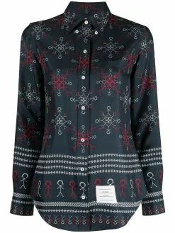 Thom Browne Mrs. Thom snowflake shirt