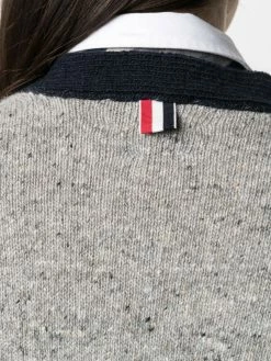 Thom Browne 4-Bar stripe knitted cardigan