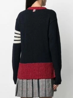 Thom Browne 4-Bar stripe jumper