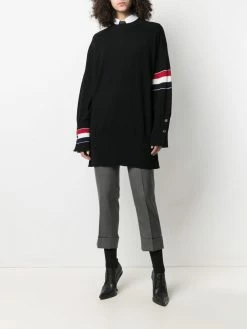 Thom Browne RWB stripe oversized jumper