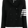 Thom Browne 4-Bar stripe knitted blazer