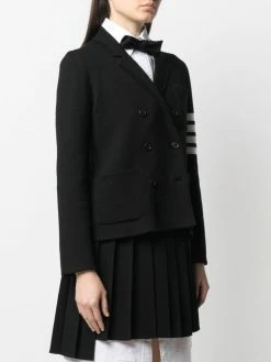 Thom Browne 4 Bar stripe knitted blazer blazers of women 7 Thom Browne 4-Bar stripe knitted blazer