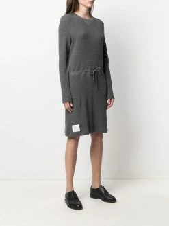 Thom Browne waffle-knit knee-length dress