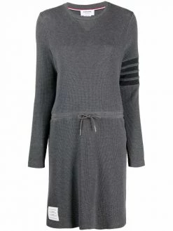 Thom Browne waffle-knit knee-length dress