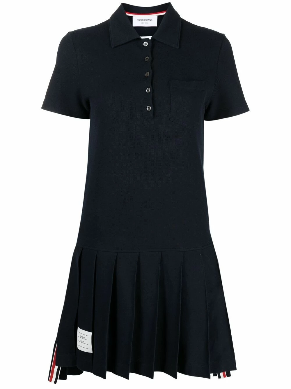 Thom Browne Pleated polo dress day dresses of women 1 Thom Browne pleated polo dress