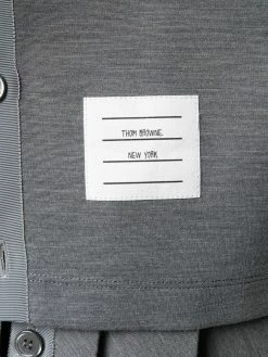 Thom Browne logo patch crew neck T-shirt