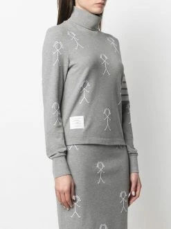 Thom Browne Mrs. Thom high neck sweatshirt